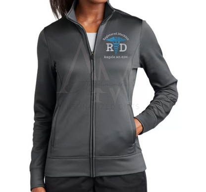 Women's | Ladies Registered Dietitian personalized Jacket | Medical Jacket RD | gift ideas | RD | Nutrition | Nutritionist Gift