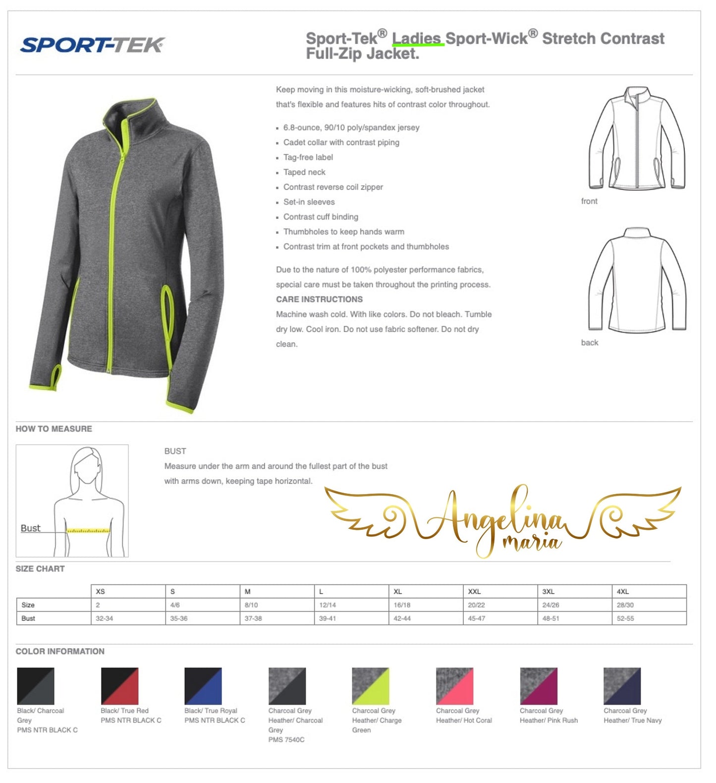 Ladies | Women's  Thumbholes Style Jacket MRI Tech Jacket | MRI Gifts | Medical RT CT | Technician | Radiology | Co Workers Gifts